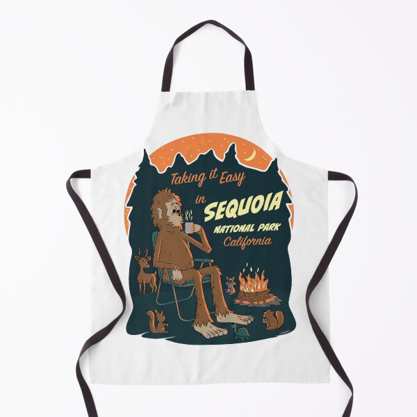 Item preview, Taking It Easy in Sequoia National Park Bigfoot designed and sold by John Morris Illustration.