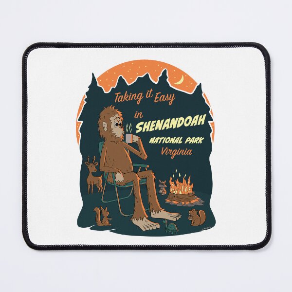 Item preview, Taking It Easy in Shenandoah National Park Bigfoot designed and sold by John Morris Illustration.