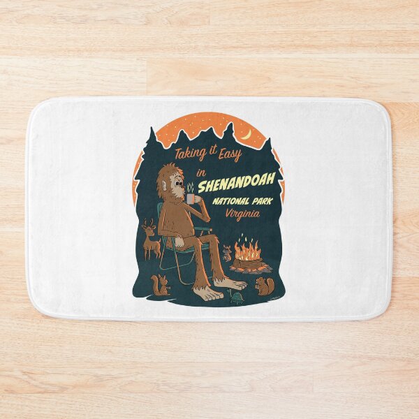 Item preview, Taking It Easy in Shenandoah National Park Bigfoot designed and sold by John Morris Illustration.