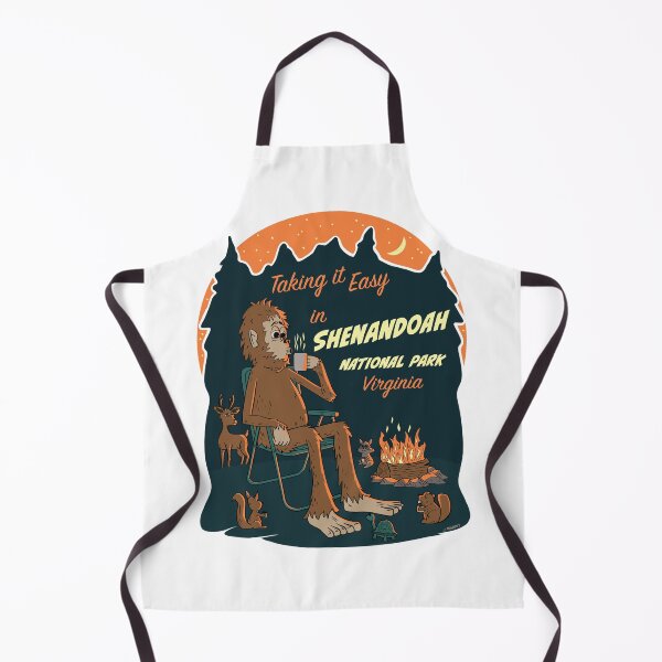 Item preview, Taking It Easy in Shenandoah National Park Bigfoot designed and sold by John Morris Illustration.