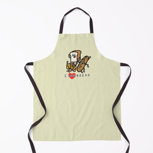 Item preview, Cute I LOVE BREAD designed and sold by kanaehonkawa.