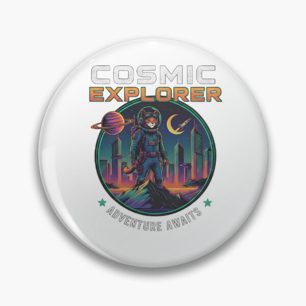 Item preview, Cosmic Explorer – Adventure Awaits Cat Astronaut designed and sold by PT PROJECT.