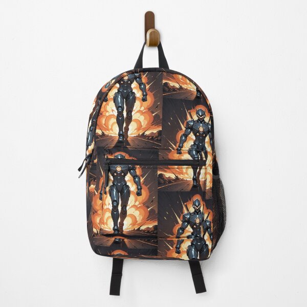 Item preview, Science Fiction - Stylized Robotic Superhero, Explosive Manga Illustration designed and sold by AnimeShin.