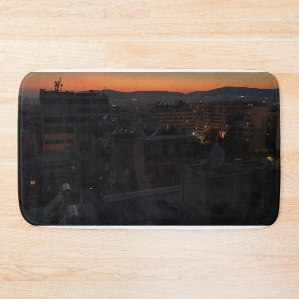 Item preview, Athens City Skyline Nocturnal designed and sold by Carajillo.