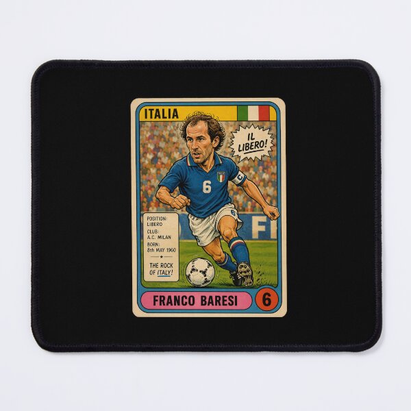 Item preview, Franco Baresi Trading Card designed and sold by halibutgoatramb.