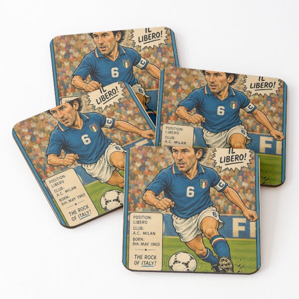 Item preview, Franco Baresi Trading Card designed and sold by halibutgoatramb.
