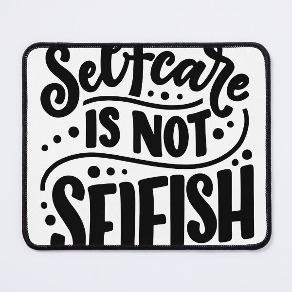 Item preview, Self Care Is Not Selfish Typography T-Shirt | Mental Health Quote Tee | Inspirational Graphic Shirt designed and sold by Cool Tee World .