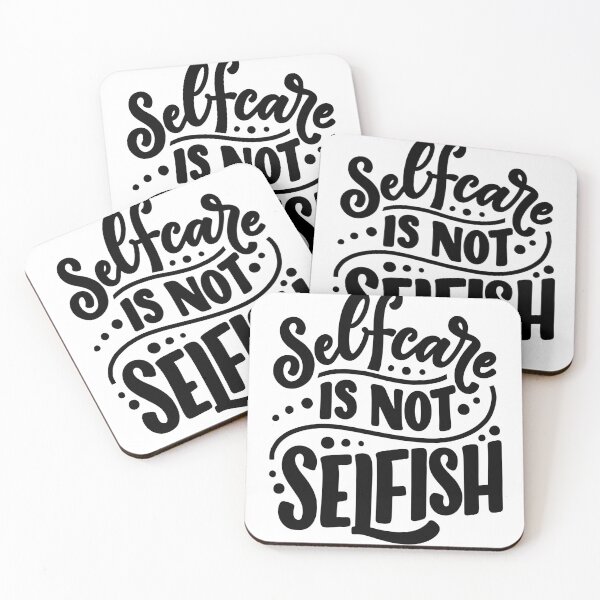 Item preview, Self Care Is Not Selfish Typography T-Shirt | Mental Health Quote Tee | Inspirational Graphic Shirt designed and sold by Cool Tee World .