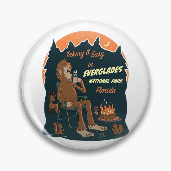 Item preview, Taking It Easy in Everglades National Park Bigfoot designed and sold by John Morris Illustration.