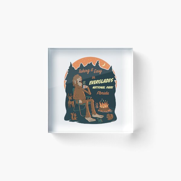 Item preview, Taking It Easy in Everglades National Park Bigfoot designed and sold by John Morris Illustration.