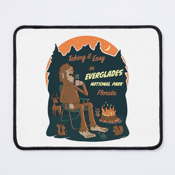 Item preview, Taking It Easy in Everglades National Park Bigfoot designed and sold by John Morris Illustration.
