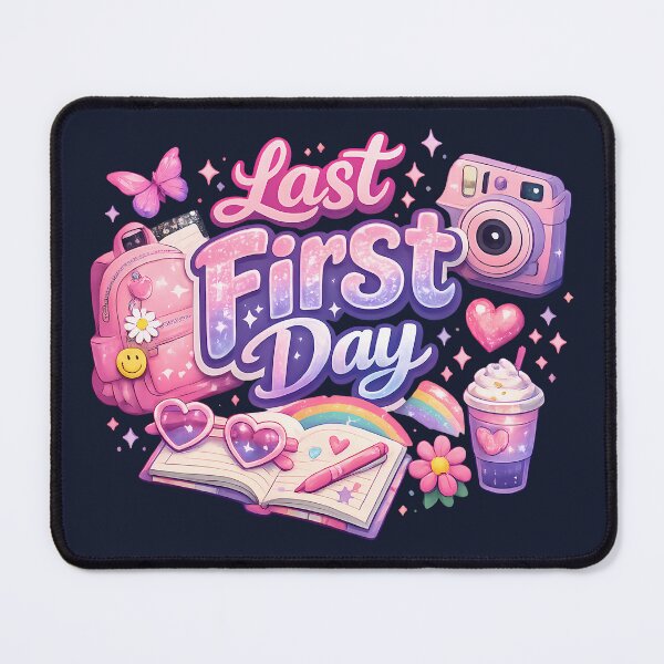 Item preview, Last First Day – Y2K Retro Vintage Girls Senior Back to School Trendy Typography Gift designed and sold by Artycom.