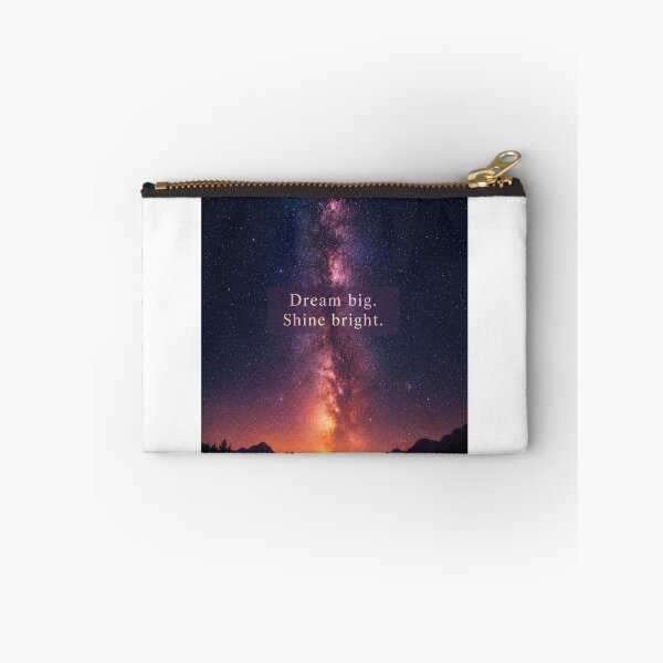 Item preview, Dream Big, Shine Bright – Inspirational Galaxy Wall Art designed and sold by nouhaZN.