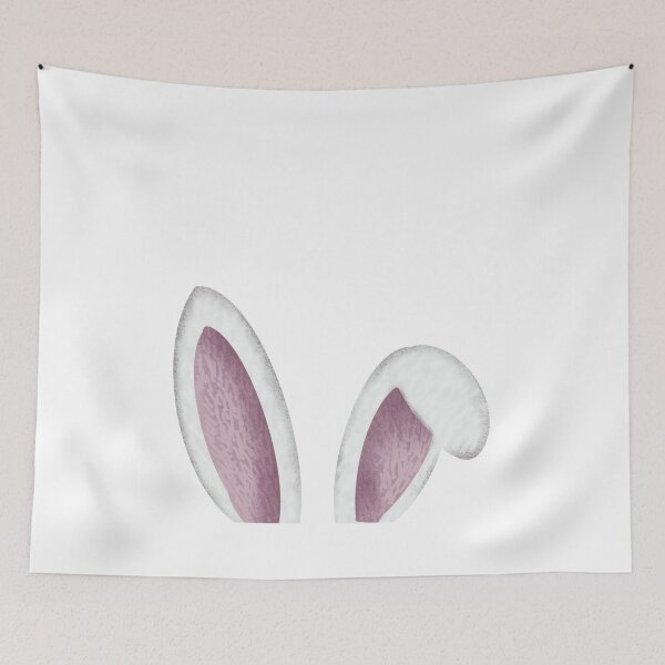 Item preview, Minimalist Bunny Ears – Cute Watercolor Rabbit Aesthetic designed and sold by NOUURRRR.
