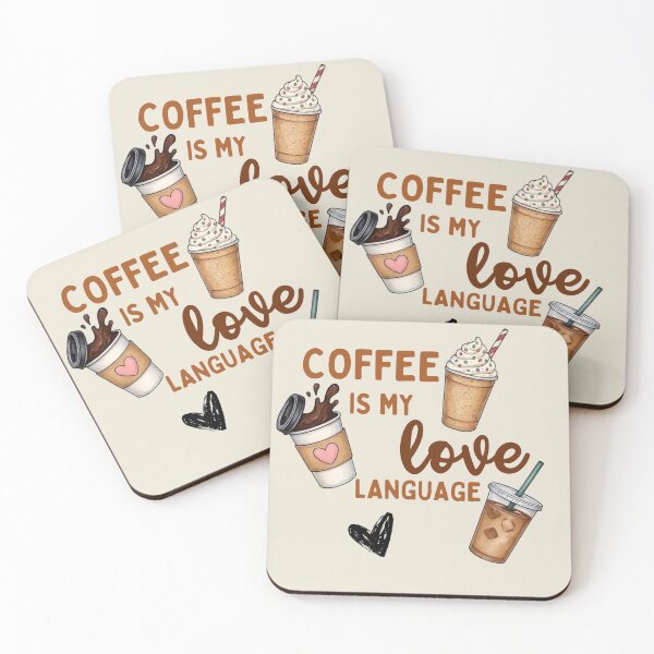 Item preview, Coffee Is My Love Language | Cozy Coffee Lover Illustration designed and sold by Palette & Hue.