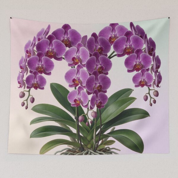 Item preview, Deep Pruple Orchid Plant designed and sold by CooksCreators.