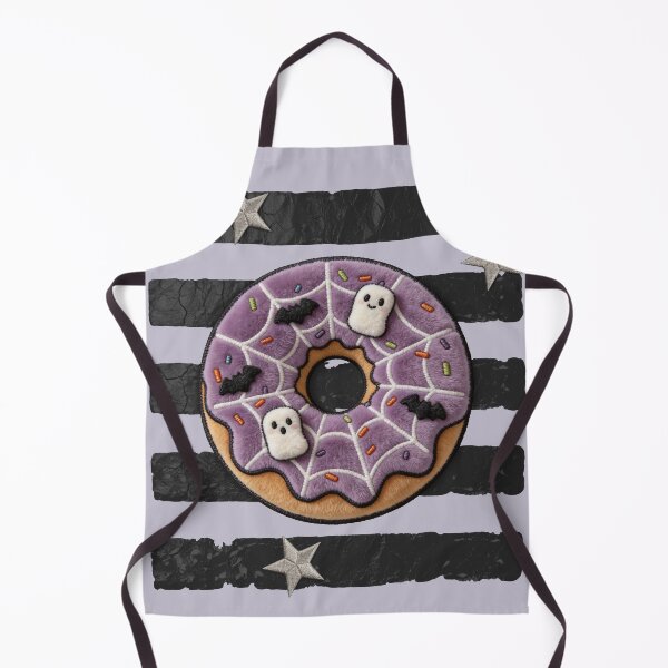 Item preview, Pastel Goth Halloween Donut - Kawaii Spooky Season Patch designed and sold by thelexiverse.