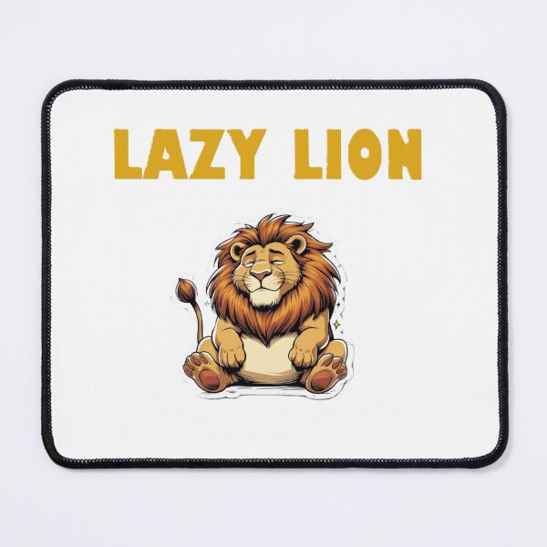 Item preview, Lazy Lion designed and sold by LSCreativeStudio.
