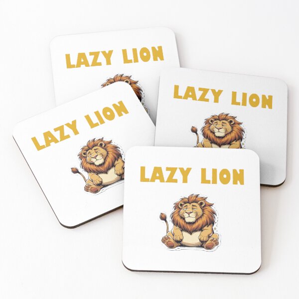 Item preview, Lazy Lion designed and sold by LSCreativeStudio.