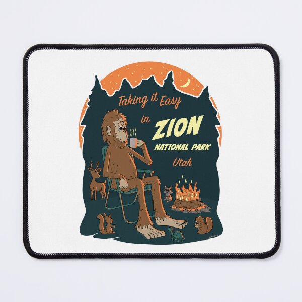 Item preview, Taking It Easy in Zion National Park Bigfoot designed and sold by John Morris Illustration.