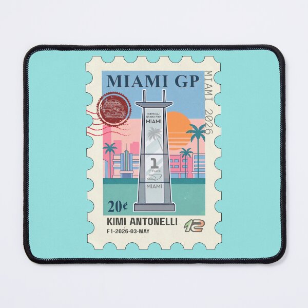 Item preview, F1 MIAMI GP US 2026 Stamp Poster - Winner Kimi designed and sold by Pink Polar F1.