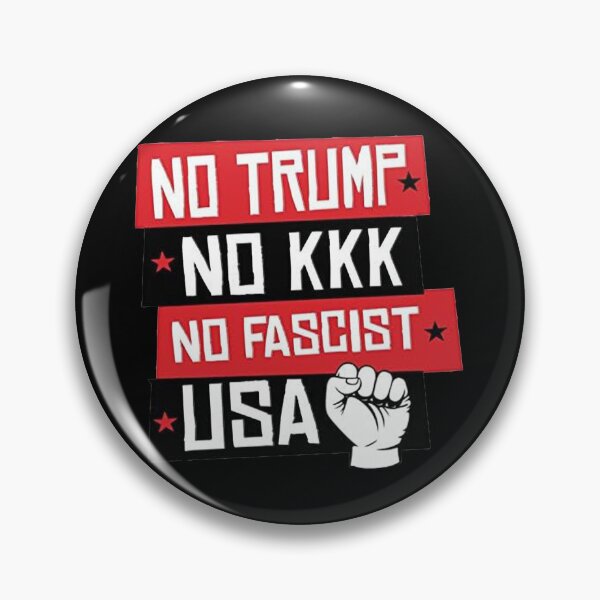 Item preview, No Trump No KKK No Fascist USA designed and sold by GaffaDesigns.