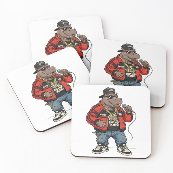 Item preview, Hippo Rapper Cartoon designed and sold by Museum Of Non-Existing Art.