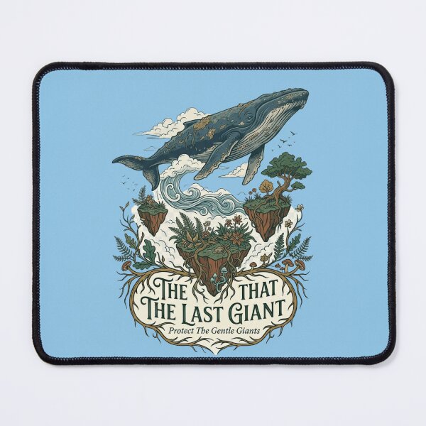Item preview, The Last Giant Whale Artwork | Premium Nature Illustration designed and sold by Amr Darwish Graphic designer.