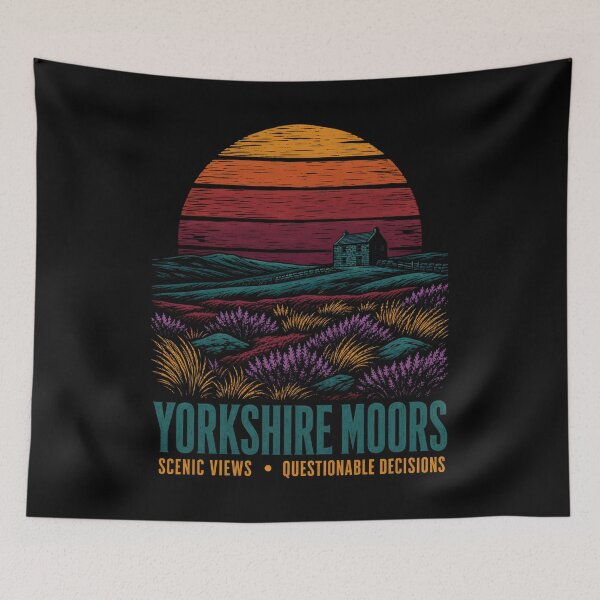 Item preview, Wuthering Heights & Jane Eyre – Yorkshire Moors designed and sold by Fenay Designs.