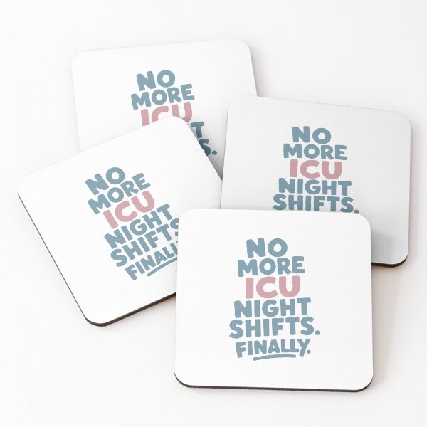 Item preview, No More ICU Night Shifts Finally Retired ICU Nurse Gift Funny Retirement designed and sold by KiwyStudio.