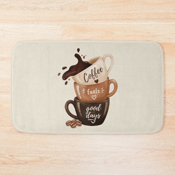 Item preview, Coffee Fuels Good Days | Cozy Coffee Cup Stack for National Coffee Day designed and sold by Palette & Hue.