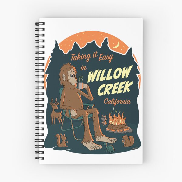 Item preview, Taking It Easy in Willow Creek California Bigfoot designed and sold by John Morris Illustration.