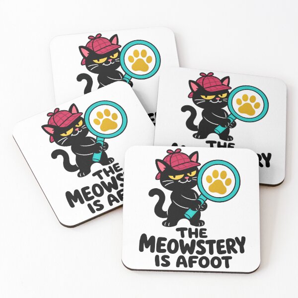 Item preview, Sherlock Holmes – The Meowstery Is Afoot designed and sold by Fenay Designs.