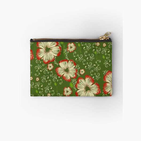 Item preview, Crimson & Cream Botanical Garden – Vintage Filigree Floral Pattern designed and sold by Arabesque.fromSadia.