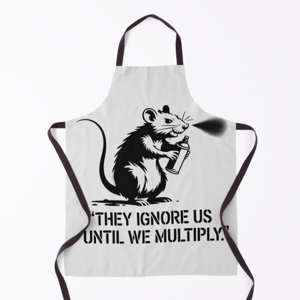 Item preview, Banksy Rat - They Ignore Us Until We Multiply designed and sold by 123ks.