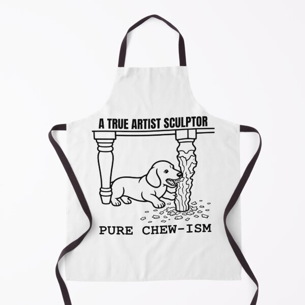 Item preview, A True Artist Sculptor Pure Chewism Funny Dog Chewing Furniture Art designed and sold by The Bold Line Studio.