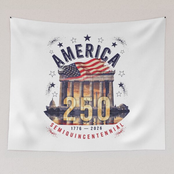 Item preview, America 250 Semiquincentennial Washington DC 1776-2026 Vintage USA Tee v1 designed and sold by DarylWelsh2024.