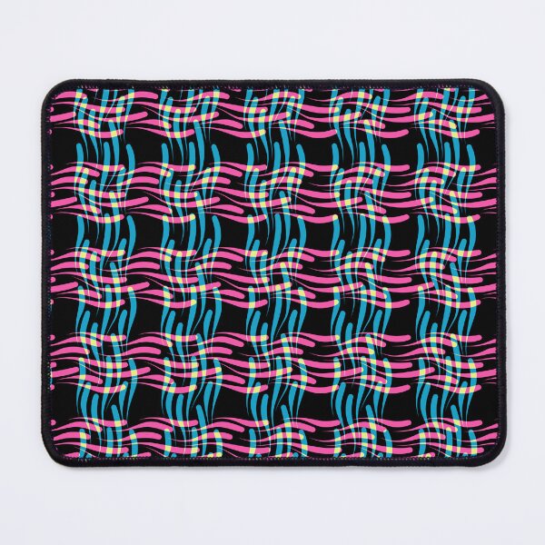 Item preview, Abstract Geometric Blue and Pink Woven Pattern designed and sold by MaverlyShop.