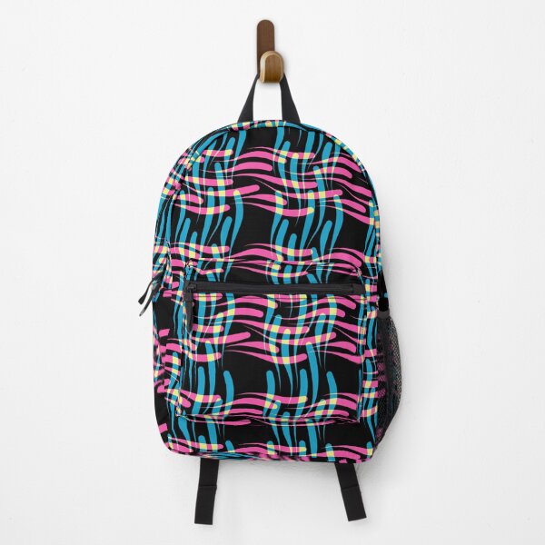 Item preview, Abstract Geometric Blue and Pink Woven Pattern designed and sold by MaverlyShop.