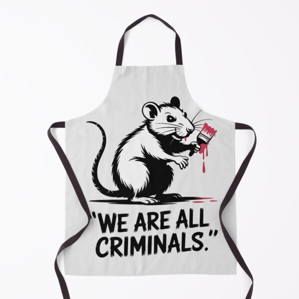 Item preview, Banksy Rat - We Are All Criminals designed and sold by 123ks.