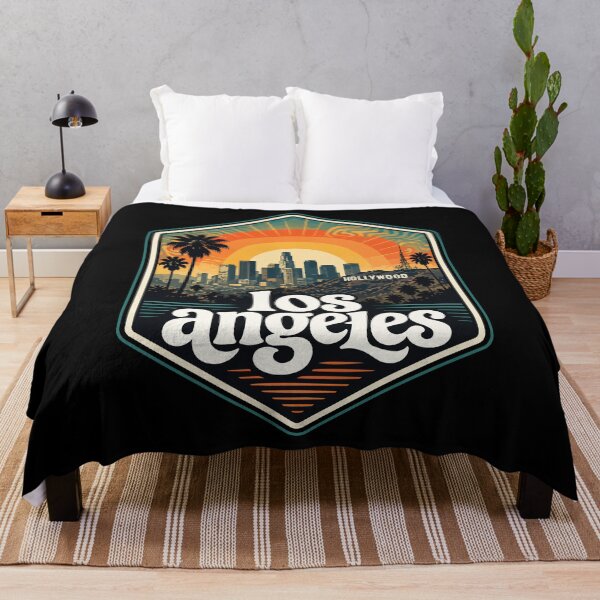 Item preview, Hollywood Los Angeles California Retro Trippy Travel designed and sold by TomFrontierArt.