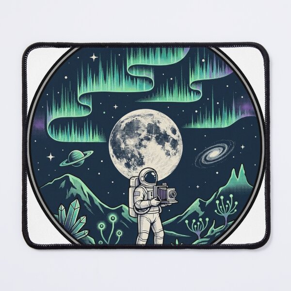 Item preview, Astronaut Aurora Borealis Space Galaxy Photography designed and sold by Lakelandwholesale1 Shirt Company.