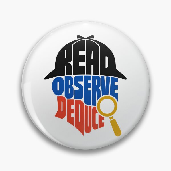 Item preview, Sherlock Holmes – Read, Observe, Deduce designed and sold by Fenay Designs.