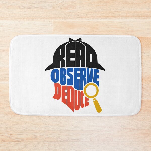 Item preview, Sherlock Holmes – Read, Observe, Deduce designed and sold by Fenay Designs.