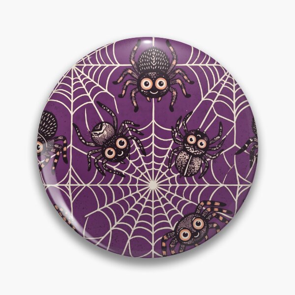 Item preview, Cute Spooky Spider Web Pattern designed and sold by Steele-Art.