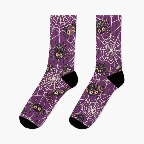 Item preview, Cute Spooky Spider Web Pattern designed and sold by Steele-Art.