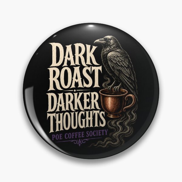 Item preview, Edgar Allan Poe Halloween – Dark Roast Society designed and sold by Fenay Designs.