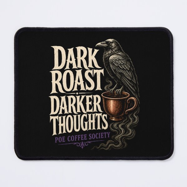Item preview, Edgar Allan Poe Halloween – Dark Roast Society designed and sold by Fenay Designs.