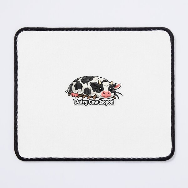 Item preview, Dairy Cow Isopod Sticker | Cute Cow-Faced Pill Bug Vinyl Decal | Funny Isopod Gift designed and sold by CRAZYpaterns.