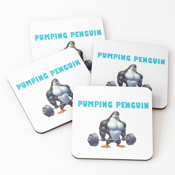 Item preview, Pumping Penguin designed and sold by LSCreativeStudio.